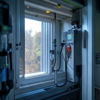 Ventana Abatible de Aluminio Económica con Perfil Estándar de 1.6 mm, Suministro al por Mayor para Contratistas
