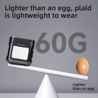 Lampe frontale Wallson Owl Pro pour la pêche de nuit, forte luminosité, recharge par induction, longue autonomie, design à clip pour casquette
