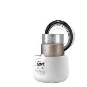 หม้อหุงข้าวอัจฉริยะ AUX ขนาดเล็ก 2 ลิตร พร้อมฟังก์ชั่นตั้งเวลาล่วงหน้า ควบคุมด้วยไมโครคอมพิวเตอร์ สีขาว - Product Image 5