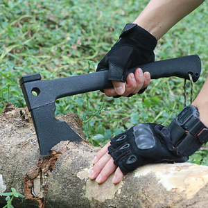 Outdoor multi-functional axe, camping tactical axe knife, logging, fire-fighting axe, vehicle-mounted camping woodworking axe - Product Image 1