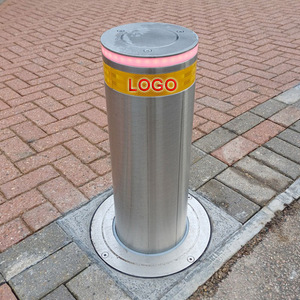 Stainless Steel Column <strong>Post</strong> Underground Mount Automatic Rising Parking Barrier Bollard - Product Image 1