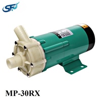 Pompe chimique à entraînement magnétique sans joint ni fuite FRPP/PVDF 62/72 L/min 25W 220V/110V/380V Résistante aux acides pour circulation de liquides