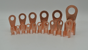 OT-400A 14.2mm Dia Red Copper IP68 Circular Splice Ring Terminal Brass Wire Lugs Terminals Naked <strong>Battery</strong> <strong>Cable</strong> Connector - Product Image 6