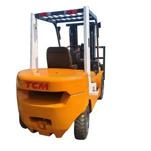 With Container Isuzu Engine <b>Electronic</b> Shift Forklifts <b>Used</b> TCM 3000kg/3ton Automatic Diesel Power Hydraulic Tcm Technology - Product Image 1