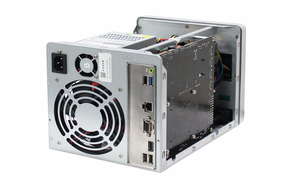 Boîtier <span class=keywords><strong>Mini</strong></span> <span class=keywords><strong>ITX</strong></span> NAS-04 avec 4 baies HDD Hot-Swap-Conception de grain de bois pour le stockage à la maison/au bureau et le cloud privé - Product Image 3