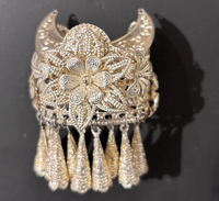 Ornement de réfrigérateur en métal décoratif de style folklorique miniature, fait main, de qualité supérieure, en argent, aimanté, cadeau pour la maison, le bureau, la vente au détail
