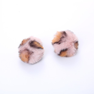Hot Selling Wholesale Bouncy Interactive Leopard Print Felt <b>Ball</b> With Catnip Cat Chew Plush Toys for Pet Cats Clean Teeth - Product Image 5