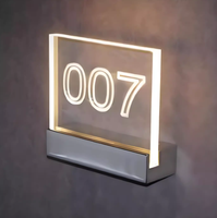 Panneau WC LED extérieur mural, boîte lumineuse pour lieux publics, hôtels, restaurants, métros, toilettes, signalisation lumineuse de guidage 4000