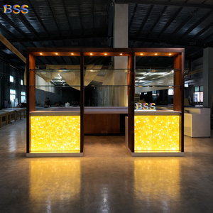 Mostrador de mármol de alabastro para restaurante de hotel Diseño moderno Mostrador de Bar de mármol de ónix retroiluminado - Product Image 5