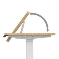 Table d'ordinateur motorisée moderne cadre assis et debout colonne réglable en hauteur bureau debout intelligent électrique