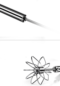 Outil de cuisine en métal et acier inoxydable Fouet rotatif Mélangeur <span class=keywords><strong>manuel</strong></span> <span class=keywords><strong>Batteur</strong></span> à oeufs semi-automatique - Product Image 6