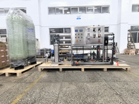 Système de filtration d'eau par osmose inverse de 2 tonnes, 2000 L/H, purificateur d'eau de dessalement, système d'irrigation, eau potable, taux de dessalement de 98%