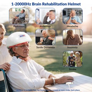 Casco de Neuroterapia con Luz Infrarroja, Dispositivo de Fotobiomodulación Cerebral para la Ajuste del Sistema Nervioso en Casos de <span class=keywords><strong>Esquizofrenia</strong></span>, TOC y Tinnitus - Product Image 3