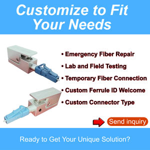 Adaptateur de fibre nue ZIFONIC LC, compatibilité SC/FC/ST, garantie de 13 mois, plage de fréquences 850/1310/1550 nm pour connecteur rapide - Product Image 5