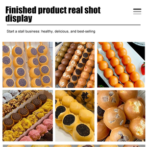 Nouveau fabricant de gaufres et de brochettes électriques commerciales avec fonction bonbons <span class=keywords><strong>pomme</strong></span> Machine à gâteau ronde facile à utiliser 220V/110V - Product Image 5