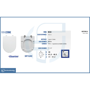 Copriwater Premium Roca Nexo per WC Serie Nexo - Product Image 2