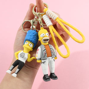 LLavero <span class=keywords><strong>DE</strong></span> <span class=keywords><strong>LOS</strong></span> Simpson, figura <span class=keywords><strong>de</strong></span> acción <span class=keywords><strong>de</strong></span> dibujos animados, llavero, colgante <span class=keywords><strong>de</strong></span> bebé, accesorios <span class=keywords><strong>de</strong></span> moda para parejas, regalos, llavero lindo - Product Image 2