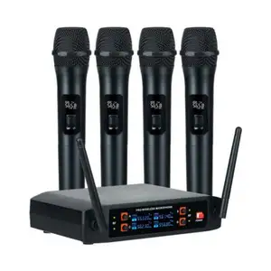 4 Channel True Diversity UHF wireless headset/lavalier microphone for sennheiser wireless microphone/ outdoor performance