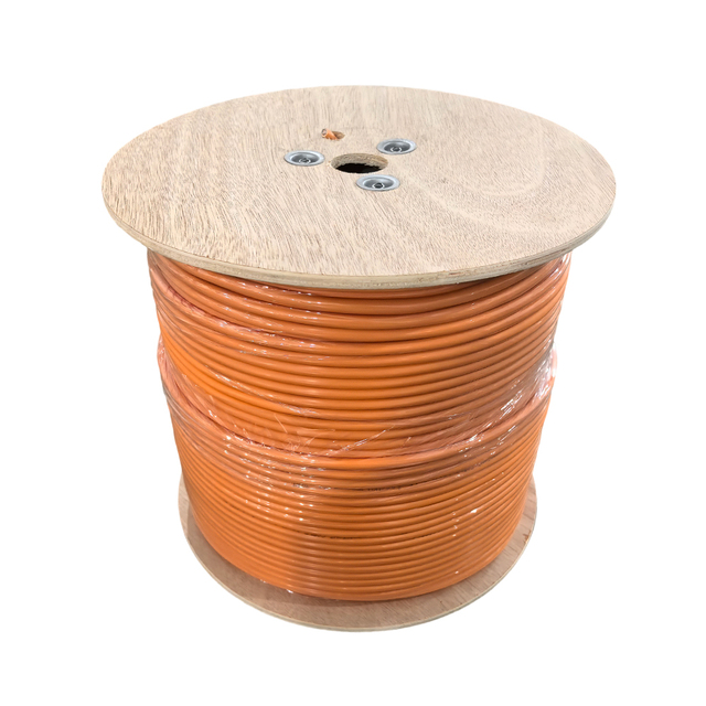 BS6387 Standard  LSZH Jacket  2cx1.5mm Fibre Tape Twisted Pair Orange Shielded and Unshielded Flexible Fire Resistant Cable