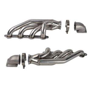 Collecteur d'échappement pour Chevrolet Small Block V8 LS1/LS2/LS3/LS6 LSX Turbo 1997-2015 avec coudes T3 T4 vers 3.0" V-Band - Product Image 4