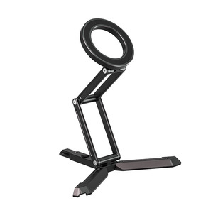 MagSafe Compatible Magnetic Phone <b>Stand</b> Aluminum Alloy Desk Mount For <b>IPhone</b> Adjustable Foldable Holder - Product Image 2