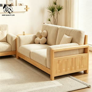 factory direct sale great price customized huge stock eco-friendly couche <b>sofa</b> new design living room furniture wood fabric <b>sofa</b> - Product Image 3