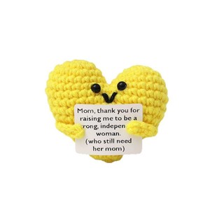 Novedad Transfronteriza: Divertidos Juguetes <span class=keywords><strong>de</strong></span> Peluche <span class=keywords><strong>de</strong></span> Plantas con Energía Positiva, Hechos a Mano con Lana Tejida a <span class=keywords><strong>Crochet</strong></span> y Relleno <span class=keywords><strong>de</strong></span> Algodón PP, 10 cm, Regalo para Niños - Product Image 5