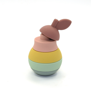 Bán trực tiếp đồ chơi xếp chồng bằng silicon cấp thực phẩm, đồ chơi cảm giác cho bé, trò chơi xếp hình giáo dục sớm - Product Image 5