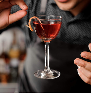 Gelas Koktail Vintage Nick <span class=keywords><strong>Nora</strong></span> Coupe Berkaki, Grosir Perlengkapan Restoran, Gaya Art Deco - Product Image 4