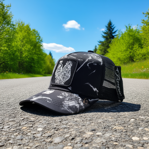 Cappello Trucker Bemine a 6 Pannelli in Tessuto a Rete, Regolabile, Traspirante, Impermeabile, Unisex per Adulti, Primavera-Estate, Casual - Product Image 2