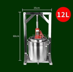 Presse-fruits manuelle en acier inoxydable, presse hydraulique pour jus frais de <span class=keywords><strong>pomme</strong></span> et d'orange - Product Image 3