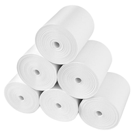Rollos de recibos térmicos de 57mm, papel de caja registradora de una sola capa de 57x50mm para máquina POS, cajero automático, modelo personalizado