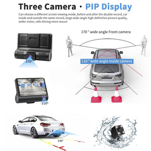 4,0 pulgadas del coche DVR registrador de la Cámara Detector de Radar + GPS + 3 en 1 coche-detector de Dash Cam 3 lente <span class=keywords><strong>anti</strong></span> Radar Detector de visión nocturna - Product Image 2