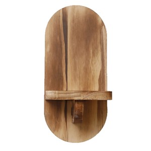 Étagère murale en bois KingWIN, forme ovale, présentoir pour la décoration de la maison, chambre, salon - Product Image 5