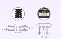 Modul Kamera Sensor CCD Linear Analog Digital Taidacent 3V.3V 5V 90/120 Derajat TSL1401CL TSL1401