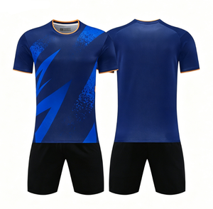 เสื้อฟุตบอลชายพิมพ์ลายแบบรีดร้อน 100% โพลีเอสเตอร์ ระบายอากาศได้ดี ชุดยูนิฟอร์มทีมฟุตบอล เสื้อสโมสรฟุตบอล - Product Image 3