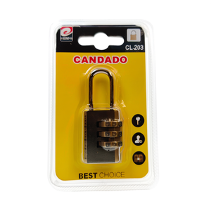 Candado de combinación Cl203 de 3 dígitos para seguridad de bicicletas - Product Image 1