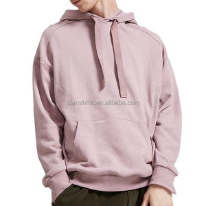 Sweats à capuche unisexes personnalisés de haute qualité 100% coton sweat à capuche en polaire éponge française Essential Heavyweight sweats à capuche surdimensionnés en vrac en gros - Product Image 2