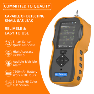 세이프윌 OEM 디지털 휴대용 다중 가스 감지기 ES60A (메탄, 가연성 가스, VOC, CO용) 고정밀 보정 누출 감지기 - Product Image 3