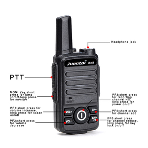 Juentai JT-Mini1 cầm tay mini FM <span class=keywords><strong>Transmitter</strong></span> với âm thanh tuyệt vời chất lượng nâng cấp hai chiều cho đài phát thanh Walkie Talkie - Product Image 3