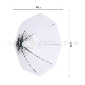 Photography Umbrella Softbox 60cm Quick Release Single Head Diffuser For Studio Lighting - Product Image 4