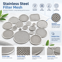 Disk Filter Logam, Saringan Kawat Baja Anti Karat, Jaring Datar Bundar, Elemen Saringan Berbingkai, Aksesoris Pemisah, Mesin