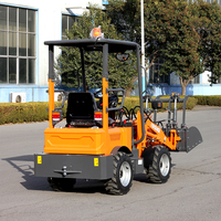 Topsense Super Battery Power Zero Noise Elektro mini radlader Tracción en las cuatro ruedas e loader 06