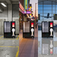Distributeur automatique de repas intelligent 2026 avec micro-ondes, contrôle de température intelligent, système de levage de colis fragiles et gestion à distance