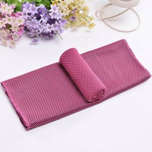Solid Color Polyester Sports Towel Quick-Dry Cooling Hoodie with Knitted Technique for Hot Weather Neck <b>Face</b> Wrap - Product Image 5