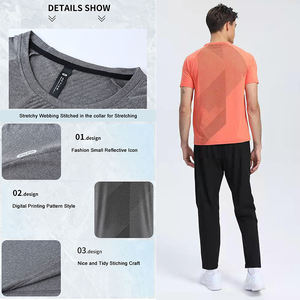 आराम रंग गर्मी हस्तांतरण सफेद जिम सूखे प्रिंट फिट 100% पॉलिएस्टर खाली ग्राफिक पुरुषों की टी-शर्ट वयस्कों के लिए होमम्स - Product Image 5