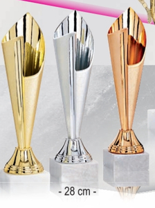 Trophée sportif gravé en or personnalisé de conception libre pour la réunion annuelle de la société scolaire Basketball Football Competition - Product Image 2
