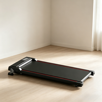 Tapis roulant électrique pliable compact avec écran LED, charge maximale de 100 kg, pour équipement d'exercice à domicile