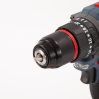 Perceuse à percussion à moteur sans balais portable 21V Perceuse électrique sans fil à batterie au lithium-ion