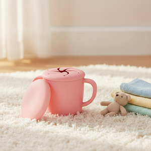 Bol à manger souple en silicone pour bébé, <span class=keywords><strong>anti</strong></span>-déversement, seau à friandises préscolaire, boîte à baies portable pour tout-petit, vaisselle lavable pour crèche - Product Image 4